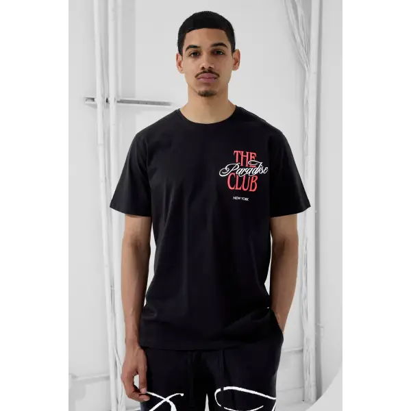 SYIP paradise club gatekeeper t-shirt - SMALL / BLACK - T-SHIRT