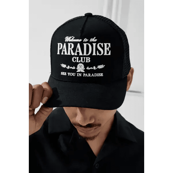 Syip paradise club trucker hat by JORDAN CRAIG