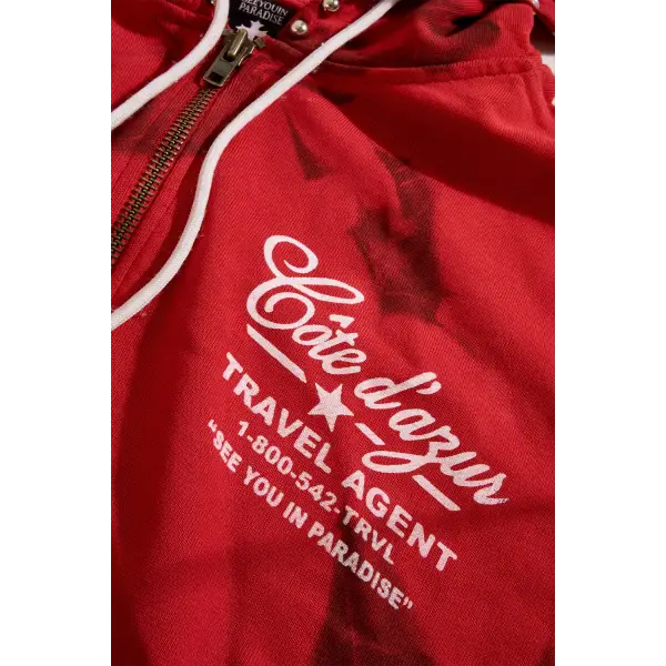 Syip pearl stud travel hoodie - HOODIE