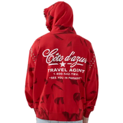 Syip pearl stud travel hoodie - HOODIE