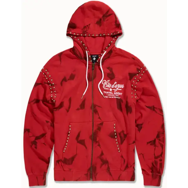 Syip pearl stud travel hoodie - HOODIE