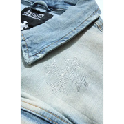 SYIP rhinestone denim jacket - JACKET