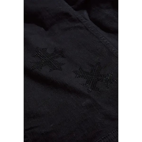 SYIP rhinestone denim jacket - JACKET