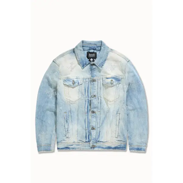 SYIP rhinestone denim jacket - JACKET