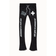 SYIP the reaper stacked sweatpant - SMALL / BLACK - SWEAT PANT