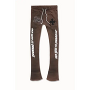 SYIP the reaper stacked sweatpant - SMALL / BROWN - SWEAT PANT