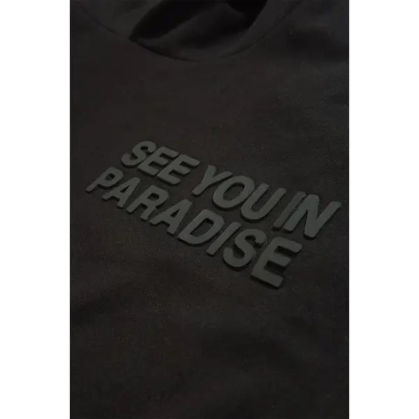 SYIP tonal hd logo hoodie - HOODIE