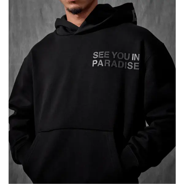 SYIP tonal hd logo hoodie - HOODIE