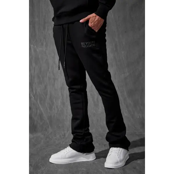 SYIP tonal stacked jogger - JOGGERS