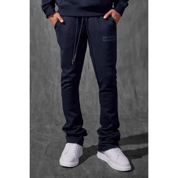 SYIP tonal stacked jogger - JOGGERS