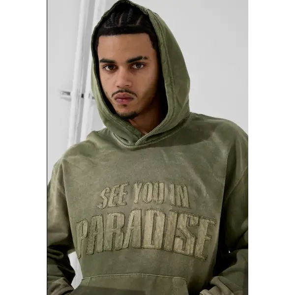 SYIP washed hoodie - HOODIE