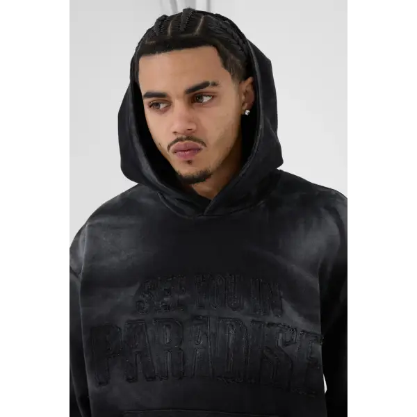 SYIP washed hoodie - HOODIE