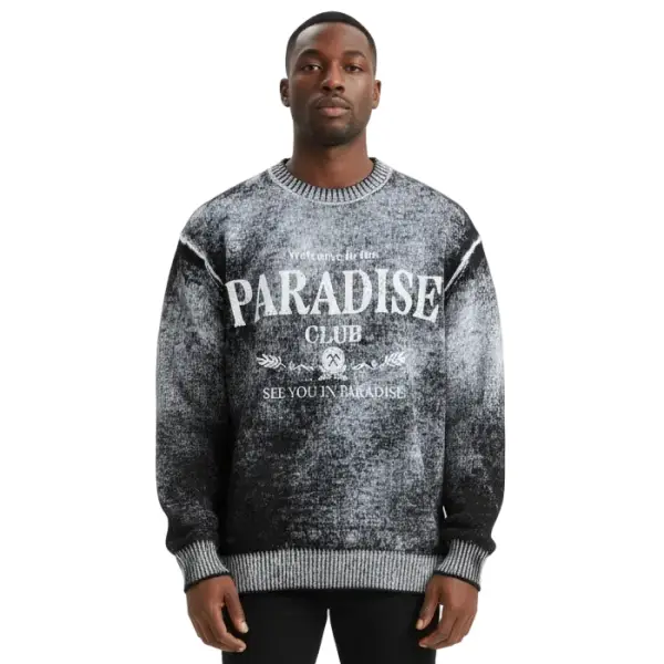 Syip welcome to paradise crewneck sweater - SMALL / BLACK - CREWNECK