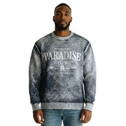 Syip welcome to paradise crewneck sweater - SMALL / BLUE/GREY - CREWNECK