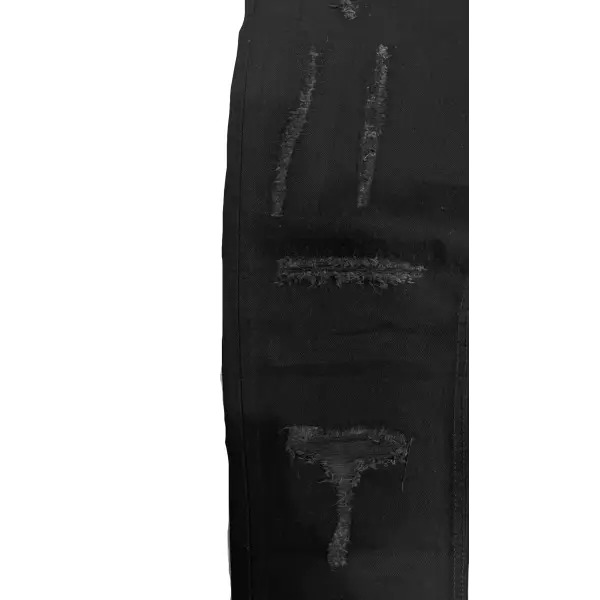 Thread Theory distressed denim jet black - DENIM