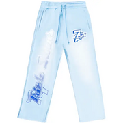 Triple 7 allstar sweatpant - SMALL / LT.BLU - HOODIE