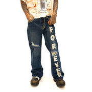 Forever hungry flared denim - DENIM - Cityswagusa.com