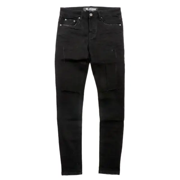 Valabasas skinny knee ripped denim - DENIM