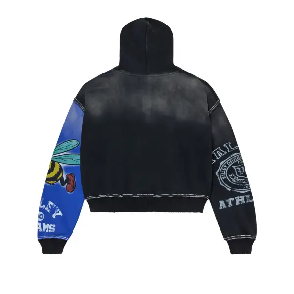 Vale forever bipolar big zip up hoodie - HOODIE