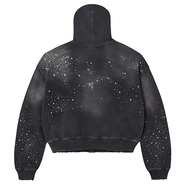 Vale forever classico rhinestone hoodie - HOODIE