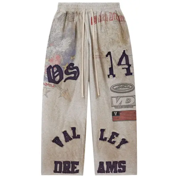 Vale forever crash sweatpants - MEDIUM / OFF/WHT - SWEAT PANT