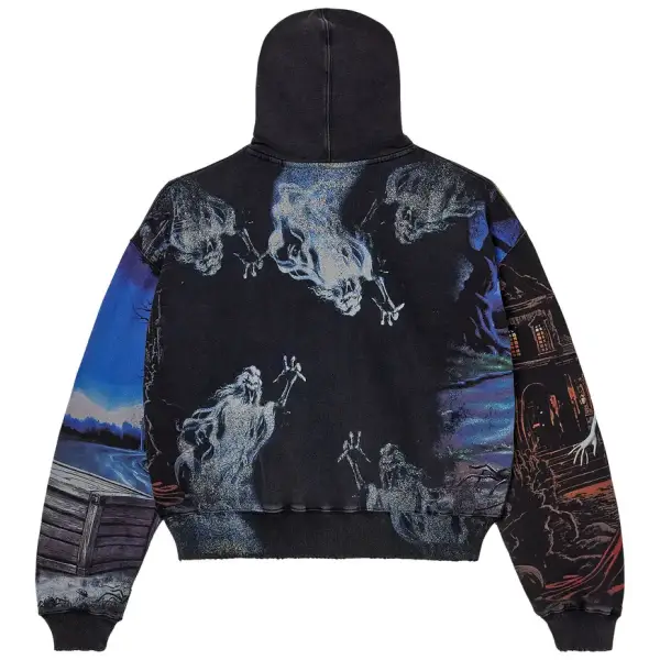 Vale forever graveyard zip up hoodie - HOODIE