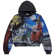 Vale forever graveyard zip up hoodie - SMALL / BLACK - HOODIE