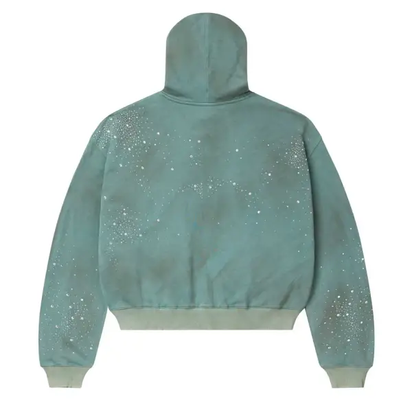 Vale forver classico rhinestone hoodie - HOODIE