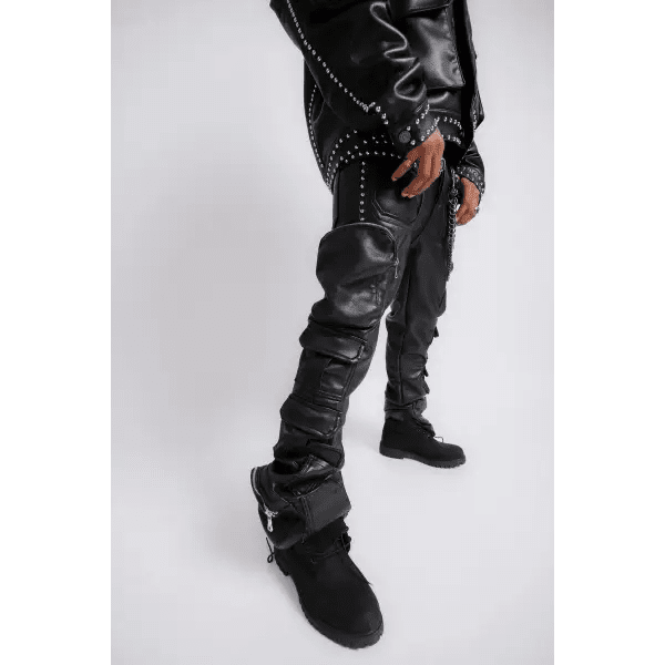 Vero Santi paladin skinny PU pants by TODAYS TREND