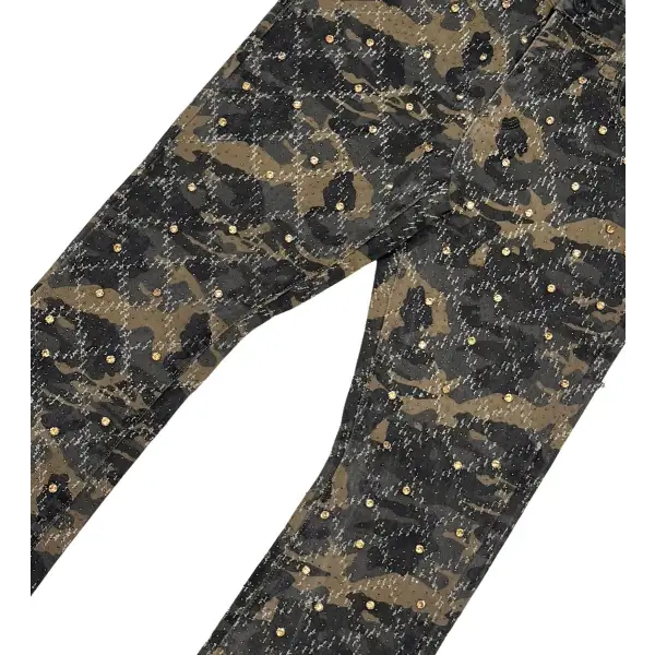 Vicious embellish stacked denim - DENIM