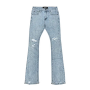 Vicious embellish stacked denim - DENIM