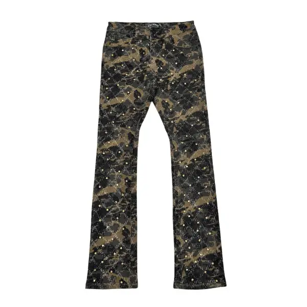 Vicious embellish stacked denim - DENIM