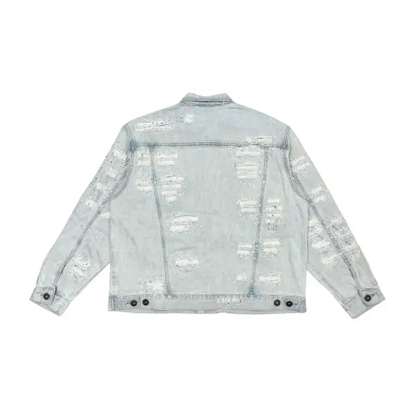 Vicious premium pearl rhinestone denim jacket - JACKET