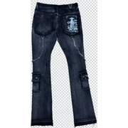 Vicious stack stone chain denim - DENIM