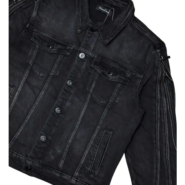 Vicous denim zipper jacket - JACKET