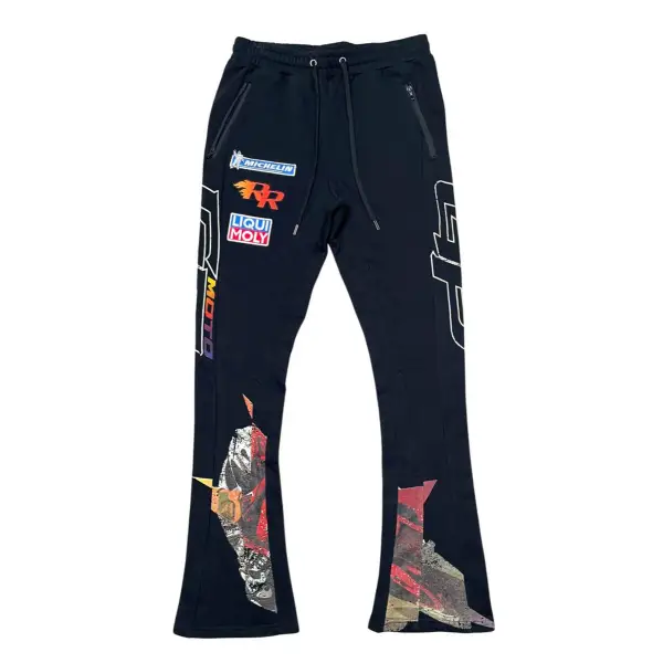 Vie riche 200 mph club stacked sweatpant - SWEAT PANT