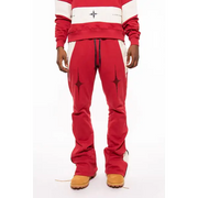 Vie Riche holy death crewneck/stacked pant sweat set - SWEATSHIRTS