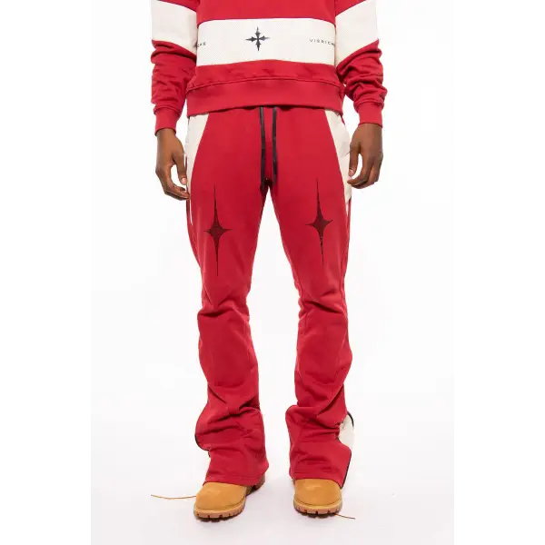 Vie Riche holy death crewneck/stacked pant sweat set - SWEATSHIRTS