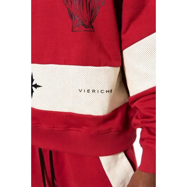 Vie Riche holy death crewneck/stacked pant sweat set - SWEATSHIRTS