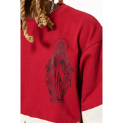 Vie Riche holy death crewneck/stacked pant sweat set - SWEATSHIRTS