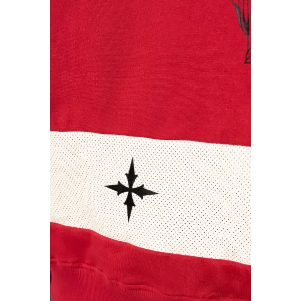 Vie Riche holy death crewneck/stacked pant sweat set - SWEATSHIRTS