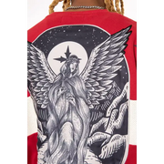 Vie Riche holy death crewneck/stacked pant sweat set - SWEATSHIRTS