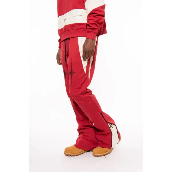 Vie Riche holy death crewneck/stacked pant sweat set - SWEATSHIRTS