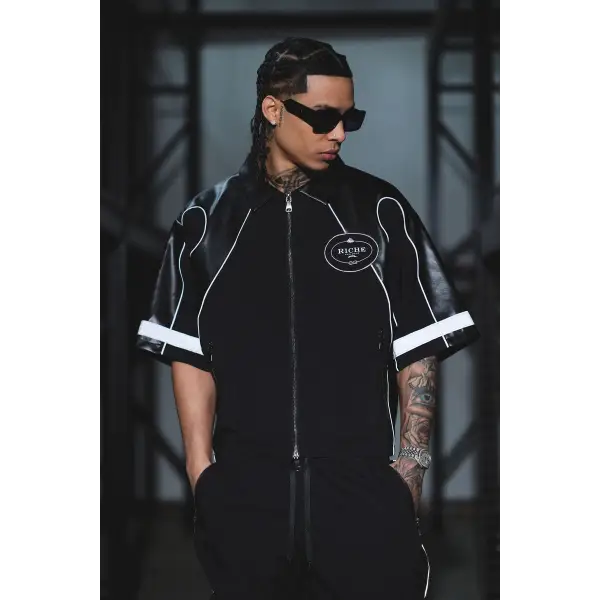 Vie riche racer crop jacket - JACKET