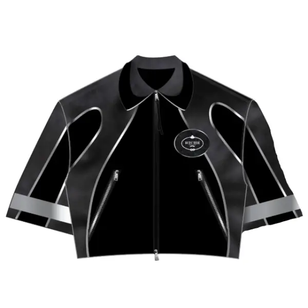 Vie riche racer crop jacket - JACKET