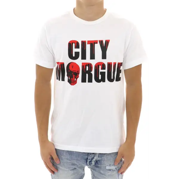 Vlone City Morgue Dogs T-Shirt - ECtrendsetters