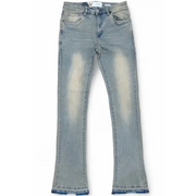 Waimea camel wash clean stacked denim - DENIM