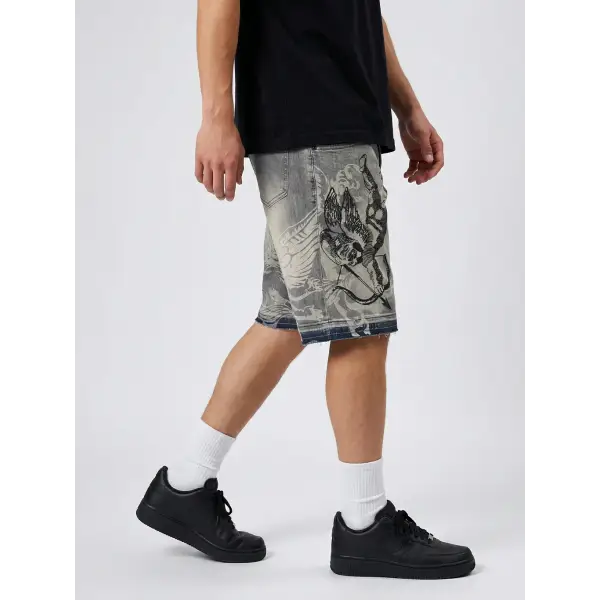 Waimea cherubs rhinestone denim shorts - SHORTS