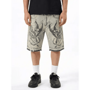 Waimea cherubs rhinestone denim shorts by WAIMEA