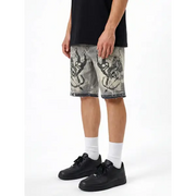 Waimea cherubs rhinestone denim shorts - SHORTS